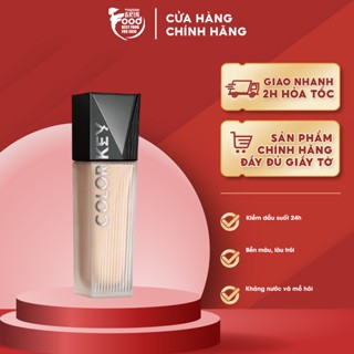 Kem Nền Mỏng Nhẹ, Lâu Trôi, Dành Cho Da Dầu Colorkey Long Lasting Flawless Liquid Foundation 30g