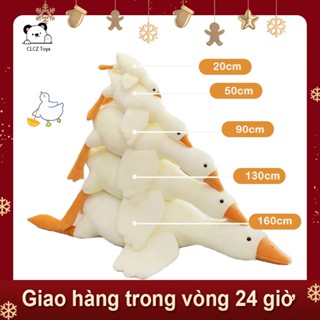 CLCZ🦢 Hàng Sẵn 🦢Gấ Bông Con Vịt Nhồi Bông Mềm Mịn Gấu Bông Gối ôm Đồ Chơi Dễ Thương Hình Con Ngỗng Gấu Bông Mẫu Mới