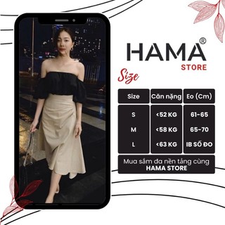 ÁO TRỄ VAI Sexy HAMA STORE H46 - DẠO PHỐ CỰC YÊU [Freesize ĐEN]
