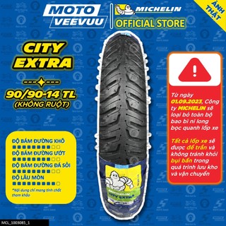 [MTVV] Vỏ lốp xe máy MICHELIN 90/90-14 TL City Extra<END>