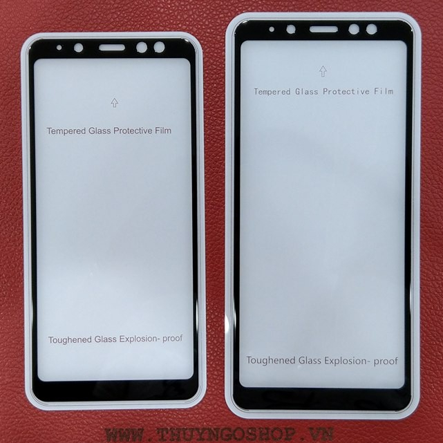 Samsung A8/A8+ (2018) - Kính cường lực full màn hình full keo 100%