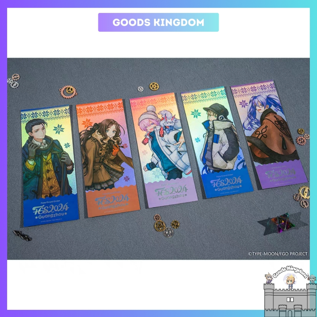 Thẻ khắc laser/ Laser Ticket FGO Fes 2024 - Fate Grand Order - chính hãng Aniplex