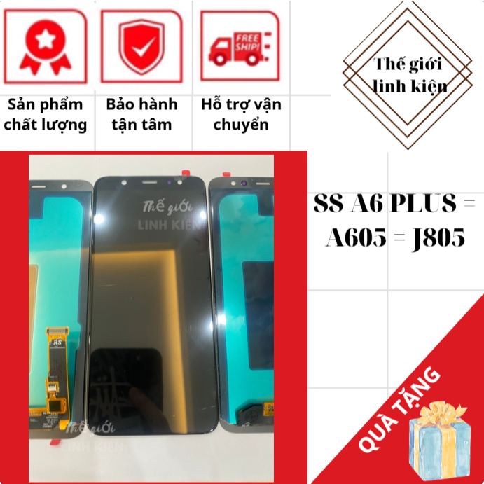 Màn Hình Cảm Ứng OLED Thay Thế Cho Samsung Galaxy A6 Plus 2018 A605F A605G A6 + Màn hình samsung a6 