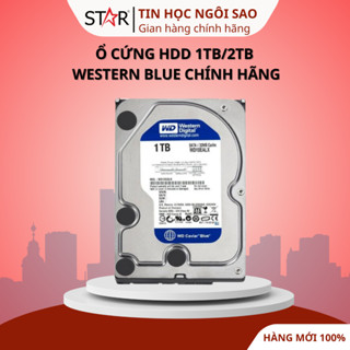 Ổ cứng HDD 1TB/2TB Western Blue Chính Hãng - Bảo hành 24 tháng