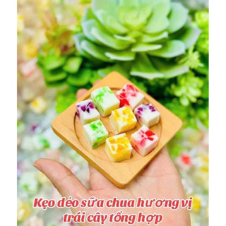  KẸO DẺO SỮA CHUA TRÁI CÂY THÙNG 1 KÍ 