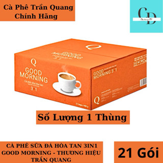 Cà phê sữa hoà tan 3IN1 Trần Quang số lượng 1 thùng
