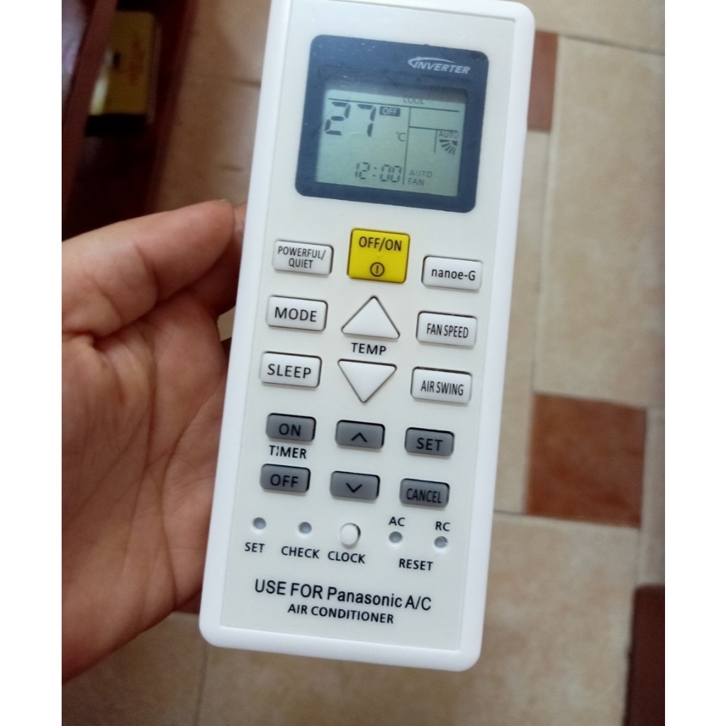 Điều khiển điều hòa Panasonic