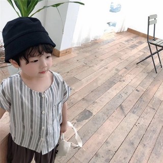 RT114_Rập giấy may áo sơ mi tay liền bé trai
