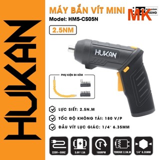 Máy bắn vít mini Hukan HM5-CS05N pin 3,6V bảo hành 12 tháng
