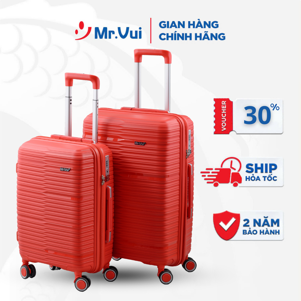 Vali nhựa Mr Vui VLC 212 - 20 inch vali xách tay thời trang (36 x 24 x 54 cm)