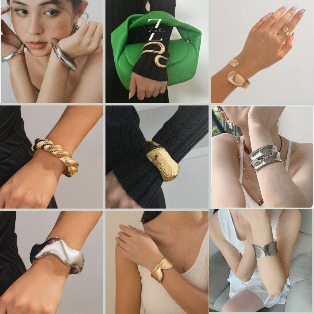 Vòng Đeo Tay, Vòng Tay Nữ Bản To Cá Tính ZVTCT02