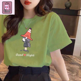 Áo thun nữ , áo nữ form vừa in hoạt hình kiểu dáng trẻ trung chất liệu cotton pha co giãn bốn chiều phù hợp khi mặc
