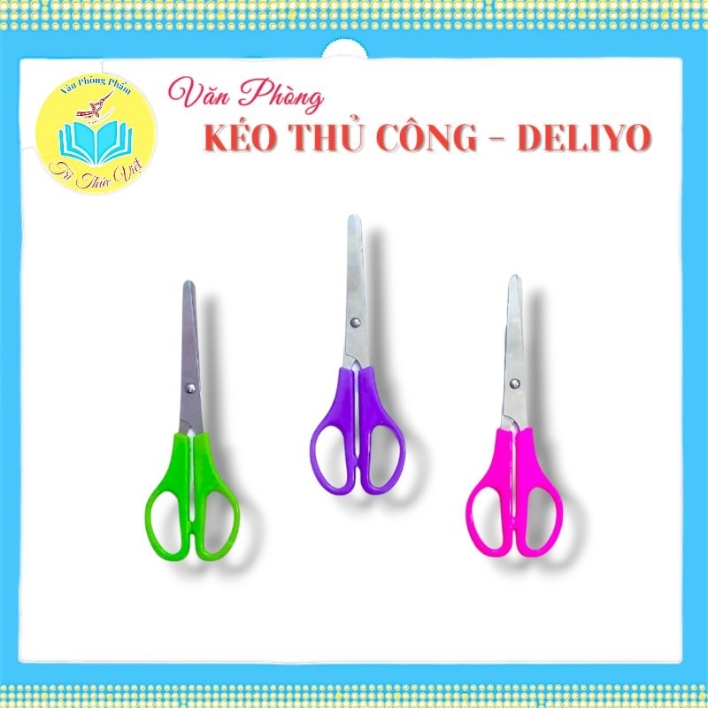 Kéo Thủ Công - Deliyo - Combo 3 Cây
