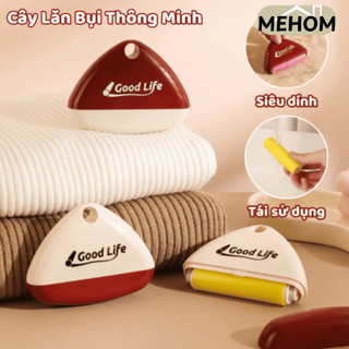 Cây Lăn Bụi Quần Áo Lăn Bụi Silicon Siêu Dính Cây Lăn Lông Mèo Mini Tái Sử Dụng MEHOM - CLB03