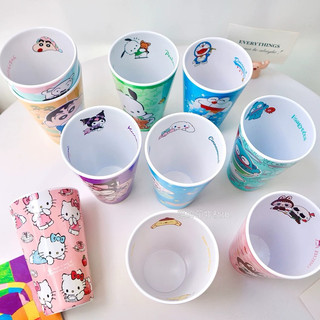 🌸𝐓𝐀̣̆𝐍𝐆 𝐐𝐔𝐀̀🌸 Ly cốc 500ml Kuromi - Hello Kitty - Cinnamoroll - Melody - Shin Chan - Hangyodon - Labubu - Doremon
