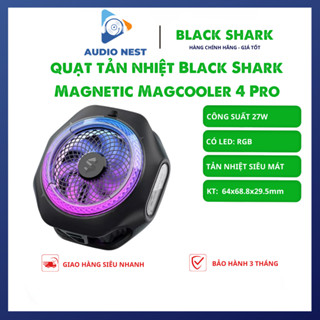 Quạt Tản Nhiệt Điện Thoại Làm Mát Black Shark Magnetic Magcooler 4 Pro 27W - Chính Hãng
