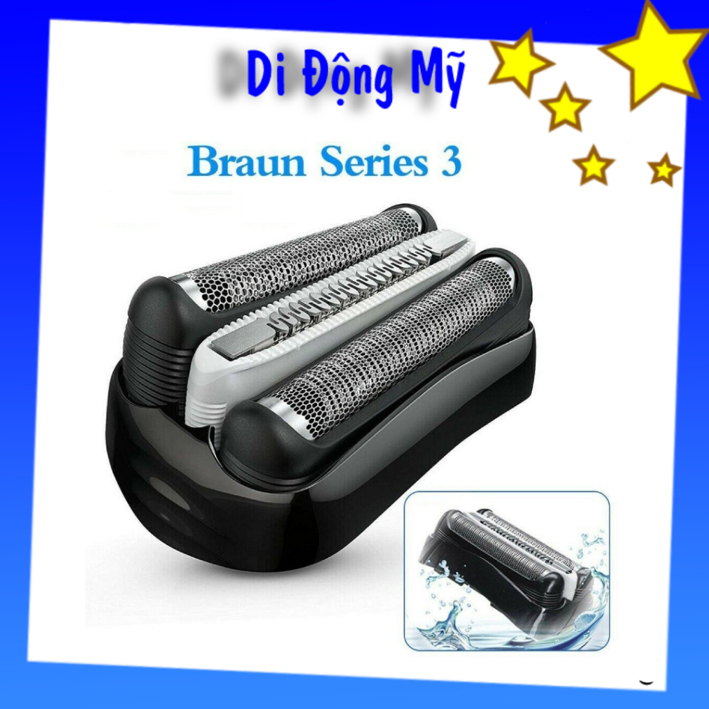 Đầu Lưỡi Braun 32B - Lưỡi Thay Thế Cho Máy Dao Cạo Râu Braun 32B 32S Series 3 310S 320S 340S 3010S 3