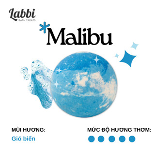 MALIBU [Labbi] Bath bomb / Viên sủi bồn tắm / Bom tắm / Viên thả bồn tắm