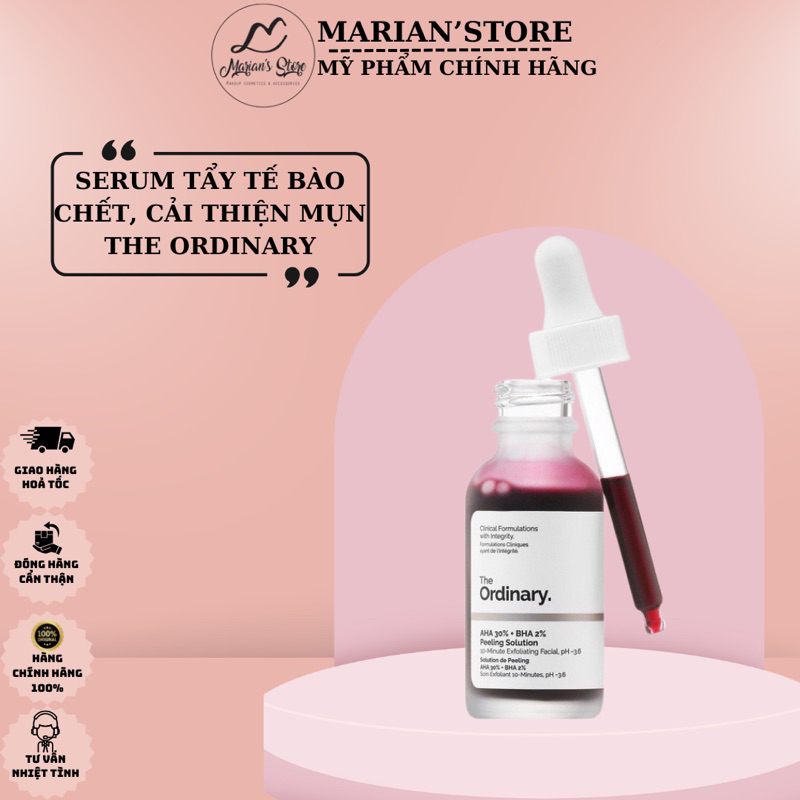 [CHÍNH HÃNG] Serum The Ordinary - AHA 30% + BHA 2% Peeling Solution