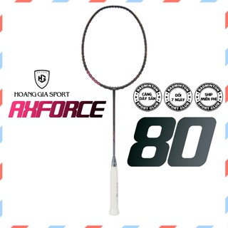  Vợt Cầu Lông Lining Axforce 80 Đen Full Carbon - Căng Dây Trợ Lực Kèm Quấn Cán Móc Khóa 