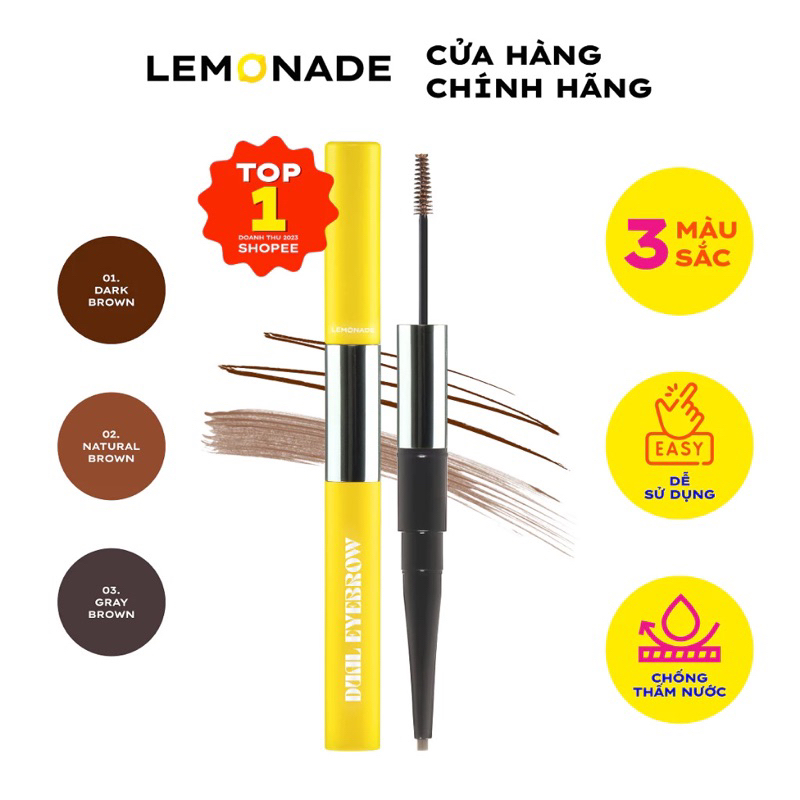 Chì kẻ chân mày Lemonade 2 đầu Want it Got it