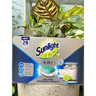 Viên rửa chén bát Sunlight 5 trong 1 dành cho máy rửa chén-Hộp 28 viên