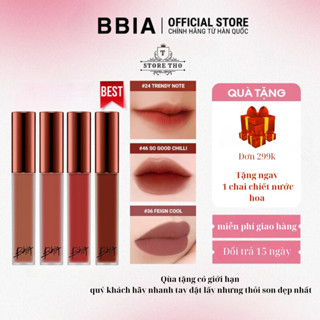  Son kem Bbia Last Velvet Lip Tint Full màu 21 22 23 24 25 36 38 39 lyly 