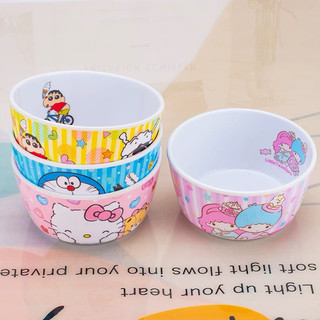 🌸𝐓𝐀̣̆𝐍𝐆 𝐐𝐔𝐀̀🌸 Chén bát lớn, muỗng thìa, dĩa Kuromi - Melody - Cinnamoroll - Hello Kitty - Doremon Doraemon - Shin Chan