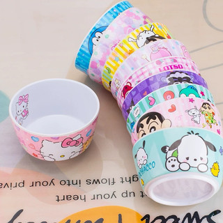 🌸𝐓𝐀̣̆𝐍𝐆 𝐐𝐔𝐀̀🌸 Chén bát lớn, muỗng thìa, dĩa Kuromi - Melody - Cinnamoroll - Hello Kitty - Doremon Doraemon - Shin Chan