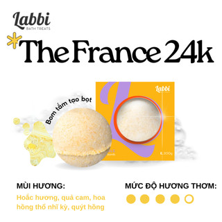  Bom tắm tạo bọt THE FRANCE 24K  Labbi  Bubble Bath bomb  Viên tạo bọt bồn tắm 