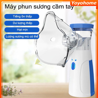 [🚚 Free shipping]Máy khí dung, Máy xông mũi họng. Điều chị viên phế quản, viên phổi, viên xoang, cắm củ sạc hoặc dùng