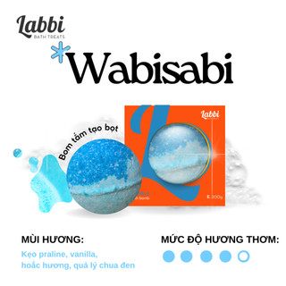  Bom tắm tạo bọt WABISABI  Labbi  Bubble Bath bomb  Viên tạo bọt bồn tắm 