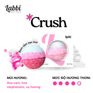 Bom tắm tạo bọt CRUSH[Labbi] Bubble Bath bomb/ Viên tạo bọt bồn tắm