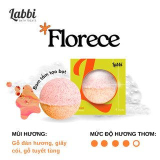  Bom tắm tạo bọt FLORECE  Labbi  Bubble Bath bomb  Viên tạo bọt bồn tắm 