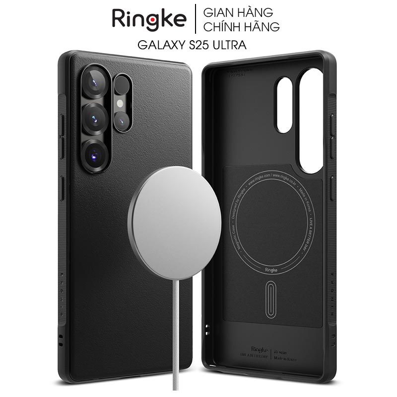 Ốp lưng Samsung Galaxy S25 Ultra RINGKE Onyx Magnetic