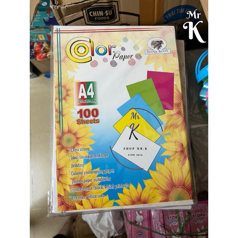 XẤP 100 TỜ A4 THÁI CỨNG 180GSM