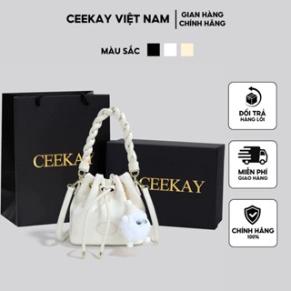   SẴN HÀNG  Túi Xách CEEKAY Chính Hãng Da Tổng Hợp Cao Cấp Bền Đẹp Dễ Vệ Sinh - Tặng Phụ Kiện Đeo 