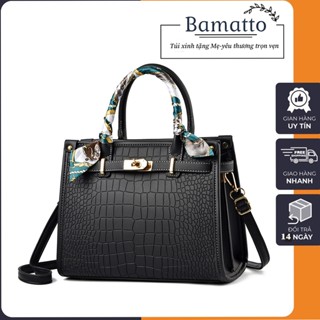 Túi xách nữ trung niên,túi xách nữ lớn tặng mẹ trung niên vân cá sấu sang trọng,quý phái size 29cm TC53