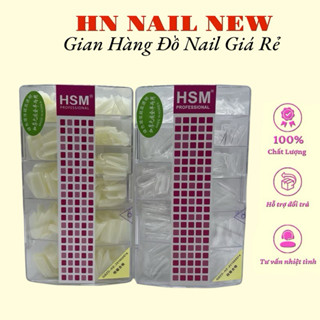 móng úp hsm tem xanh mã GDZD hộp 500pcs đủ form HN NAIL NEW