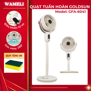 Quạt tuần hoàn không khí Goldsun GFA-6041, quạt điện đứng 12 cấp tốc độ có điều khiển