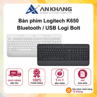 Bàn phím không dây Logitech K650 Signature Bluetooth Wireless Chính Hãng BH 12 Tháng