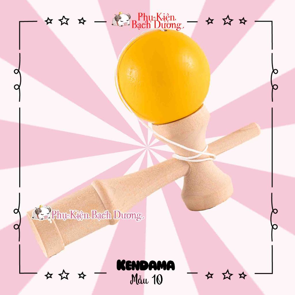 Đồ chơi gỗ Kendama - Loại cây trơn - Quà tặng ý nghĩa