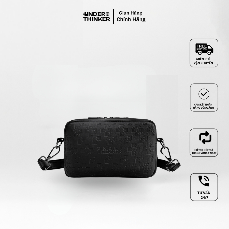 Túi Da PU Đeo Chéo GERALT Thời Trang Nam Nữ Unisex Trượt Nước | UNDERTHINKER