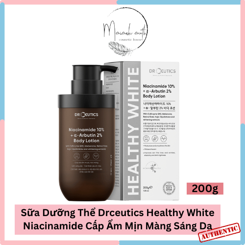 Sữa Dưỡng Thể DrCeutics Trắng Da Body Niacinamide Body Lotion Sáng Da DrCeutics 200g