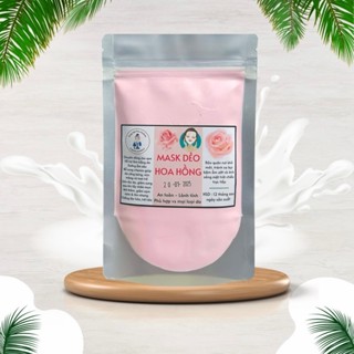 Mặt nạ dẻo hoa hồng, mask dẻo collagen hoa hồng spa giúp dưỡng ẩm trắng da, mờ thâm phục hồi