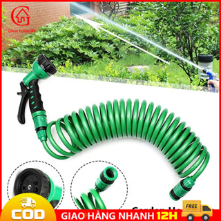 【COD/12H Vòi tưới cây đa năng Garden - Vòi xịt nước tưới cây 6 chế độ - Lò xo co giãn chịu áp