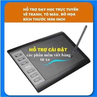 Bảng vẽ điện tử Vinsa 1060 kèm  bút  tương thích Window và Android - Phiên bản nâng cấp của Gaomon 1060