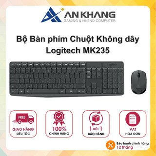  Bộ Bàn phím Chuột Không dây Logitech MK235 Chính Hãng BH 12 Tháng 