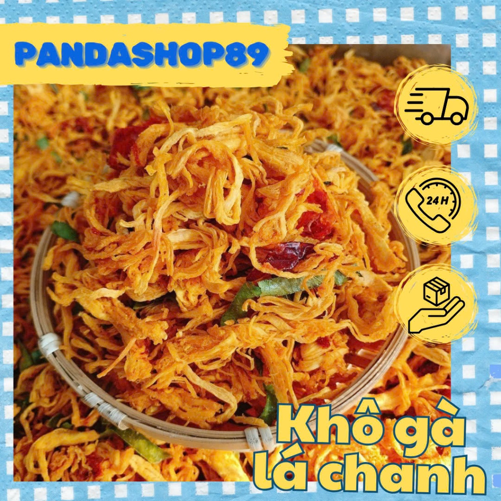 500g thịt khô gà lá chanh