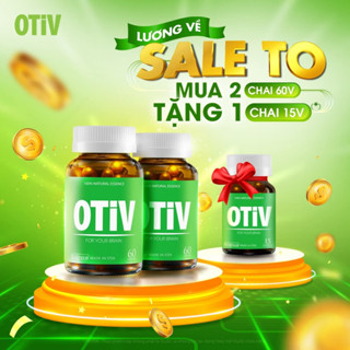 Viên uống OTIV cải Thiện Đau Đầu, Mất Ngủ, Hoạt Huyết Não hộp 60 viên